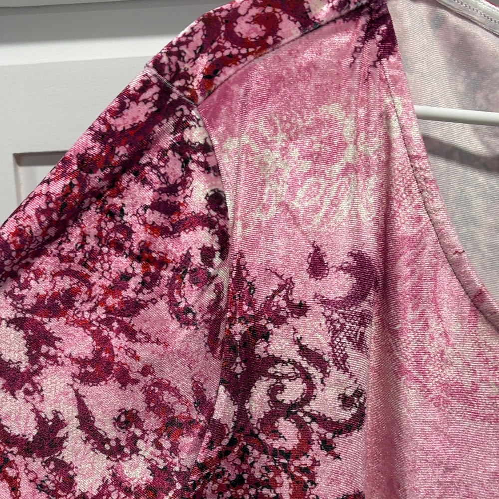 Catherines Pink and Purple Patterned Tunic - Picture 3 of 7
